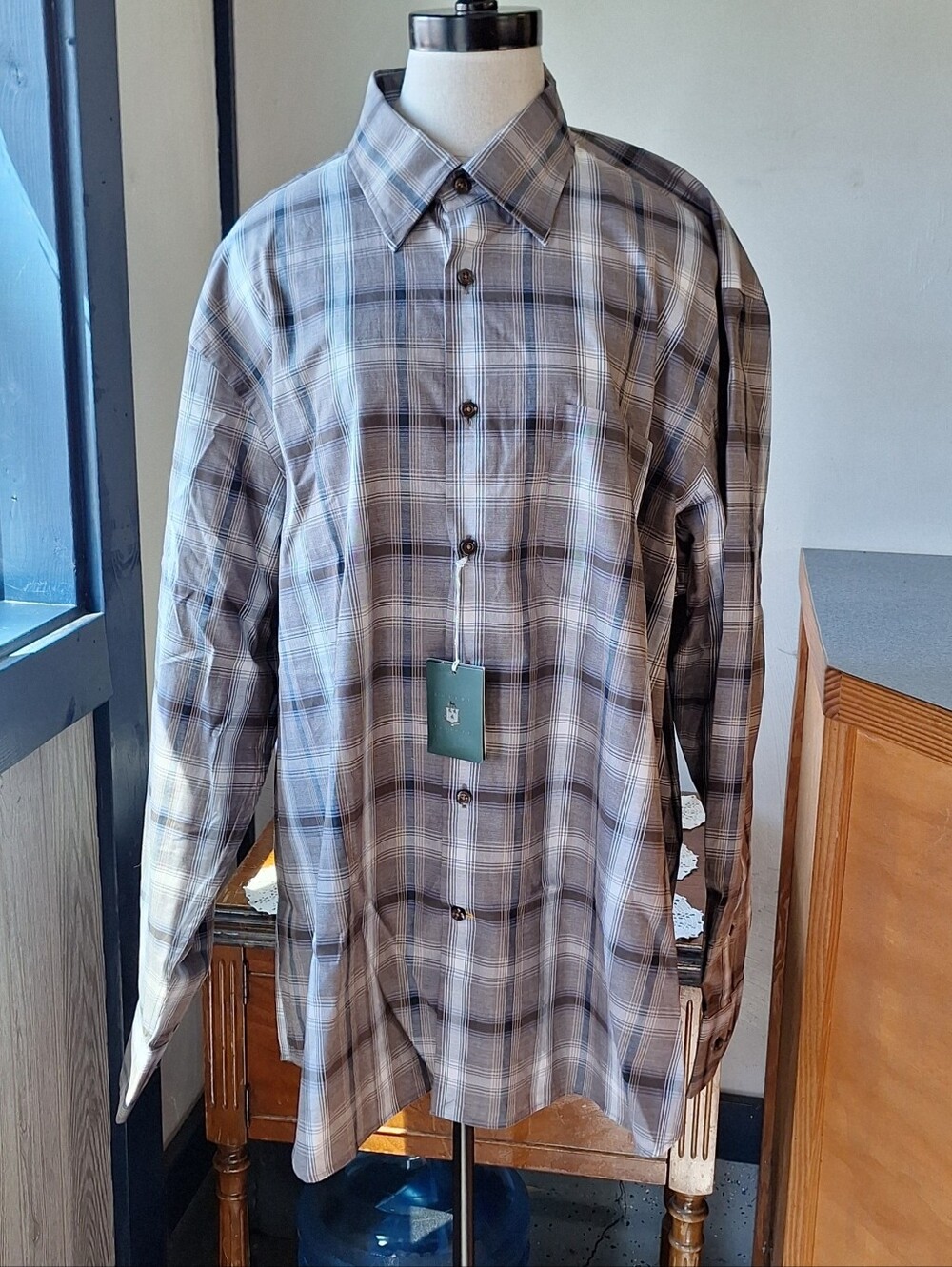 Robert Talbott Estate "Easy Classic" Line, XL, #LUM33073, NWT